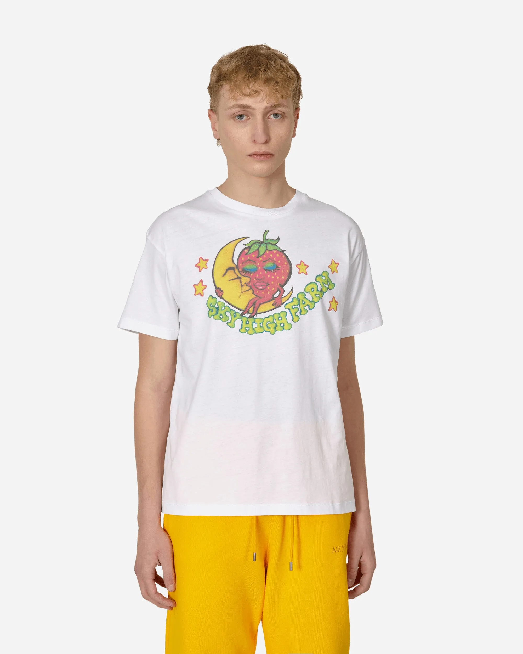 Bedrucktes T-Shirt Weiß
