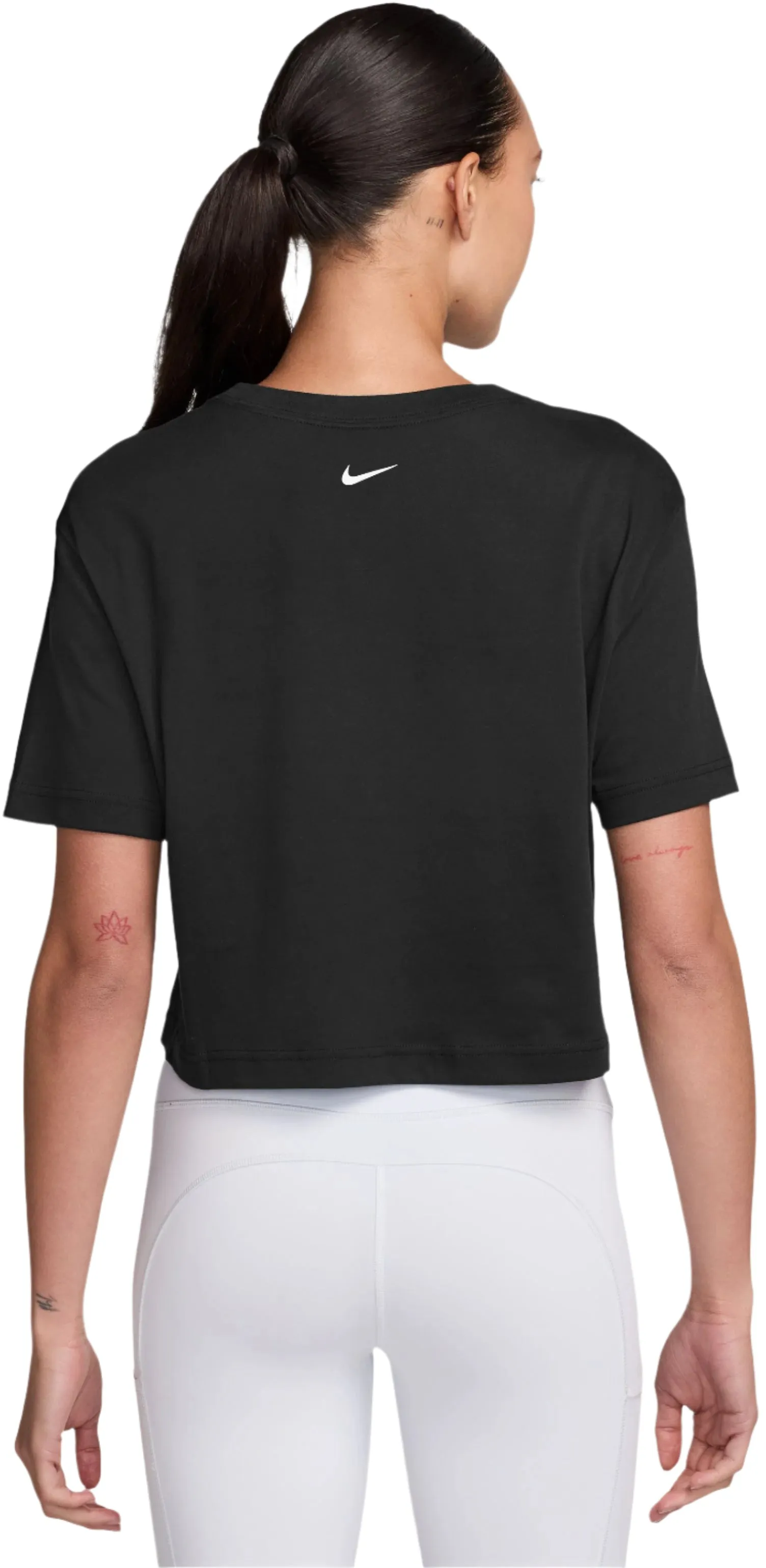 Pro Damen Kurzarm-Crop-T-Shirt
