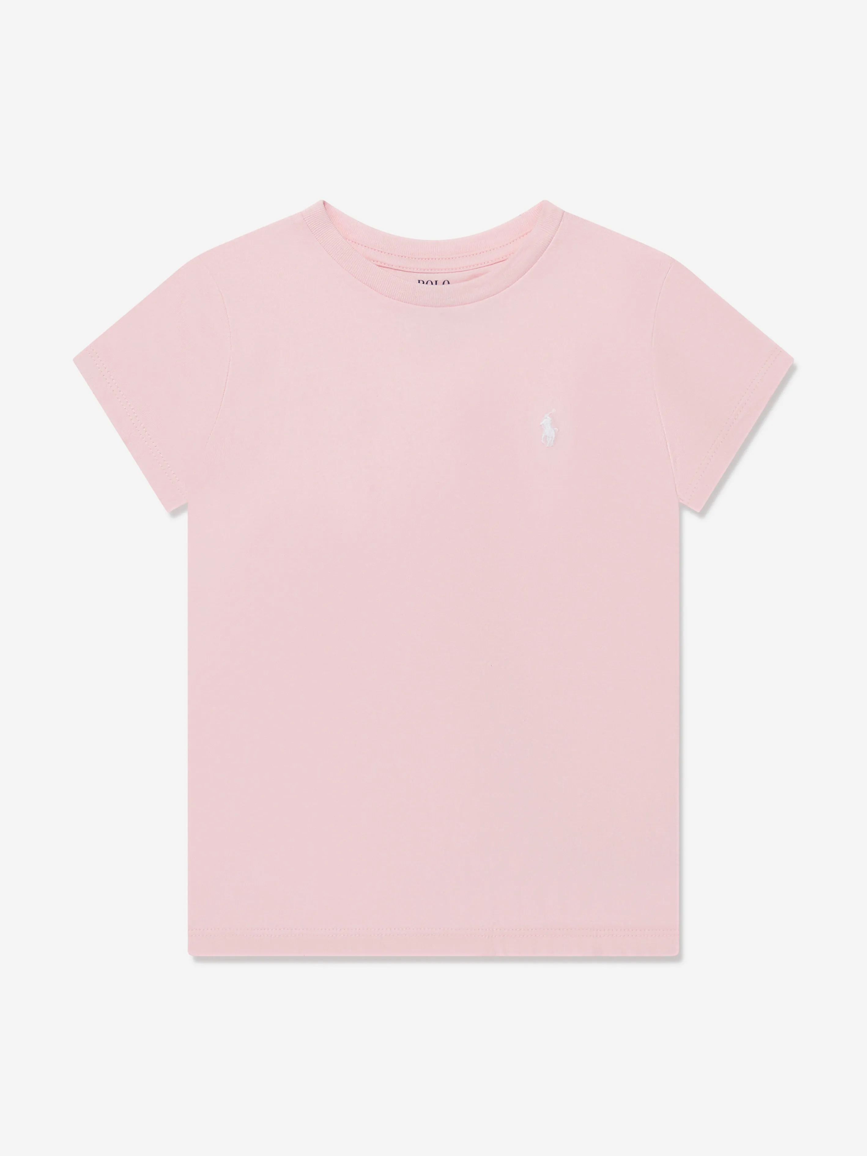 Ralph Lauren Mädchen Logo T-Shirt in Rosa