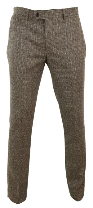 Ralph Tweed Vintage-Hose im Karomuster