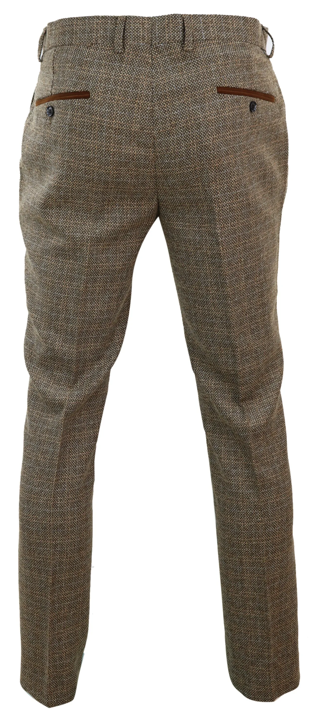 Ralph Tweed Vintage-Hose im Karomuster