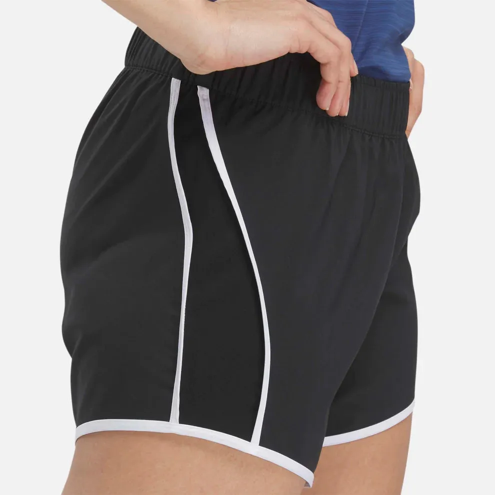 REEBOK DAMEN ID TRAIN GEWEBTE SCHWARZE SHORTS
