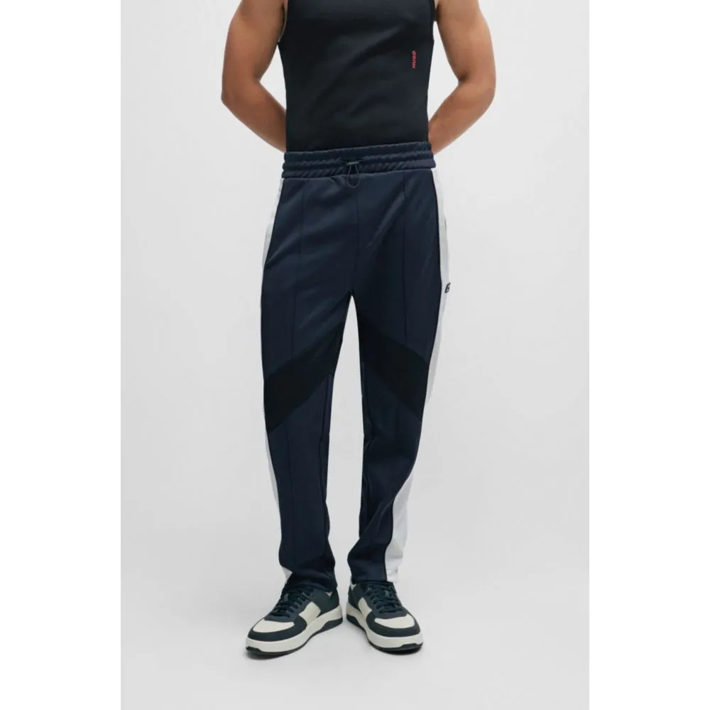 Bequeme Jogginghose mit Farbblock-Design