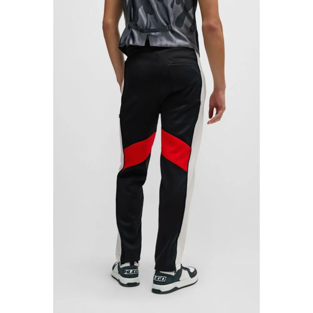 Bequeme Jogginghose mit Farbblock-Design