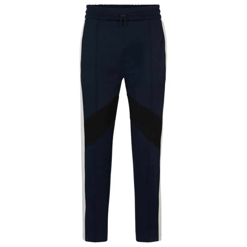 Bequeme Jogginghose mit Farbblock-Design