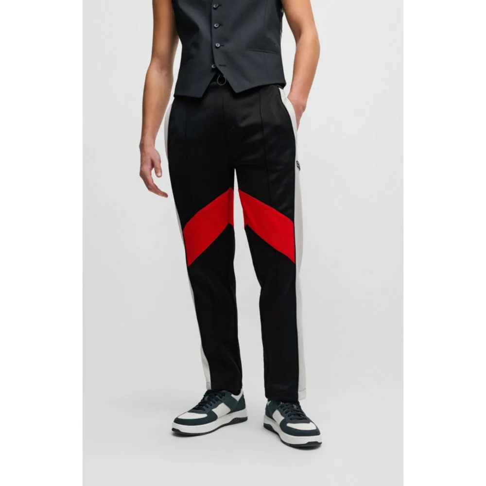 Bequeme Jogginghose mit Farbblock-Design