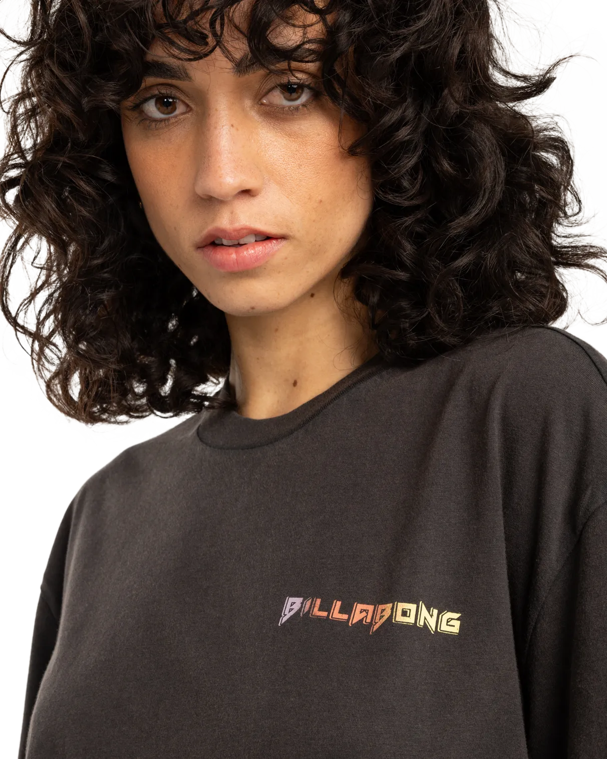 Retro Surfin T-Shirt in Off-Schwarz