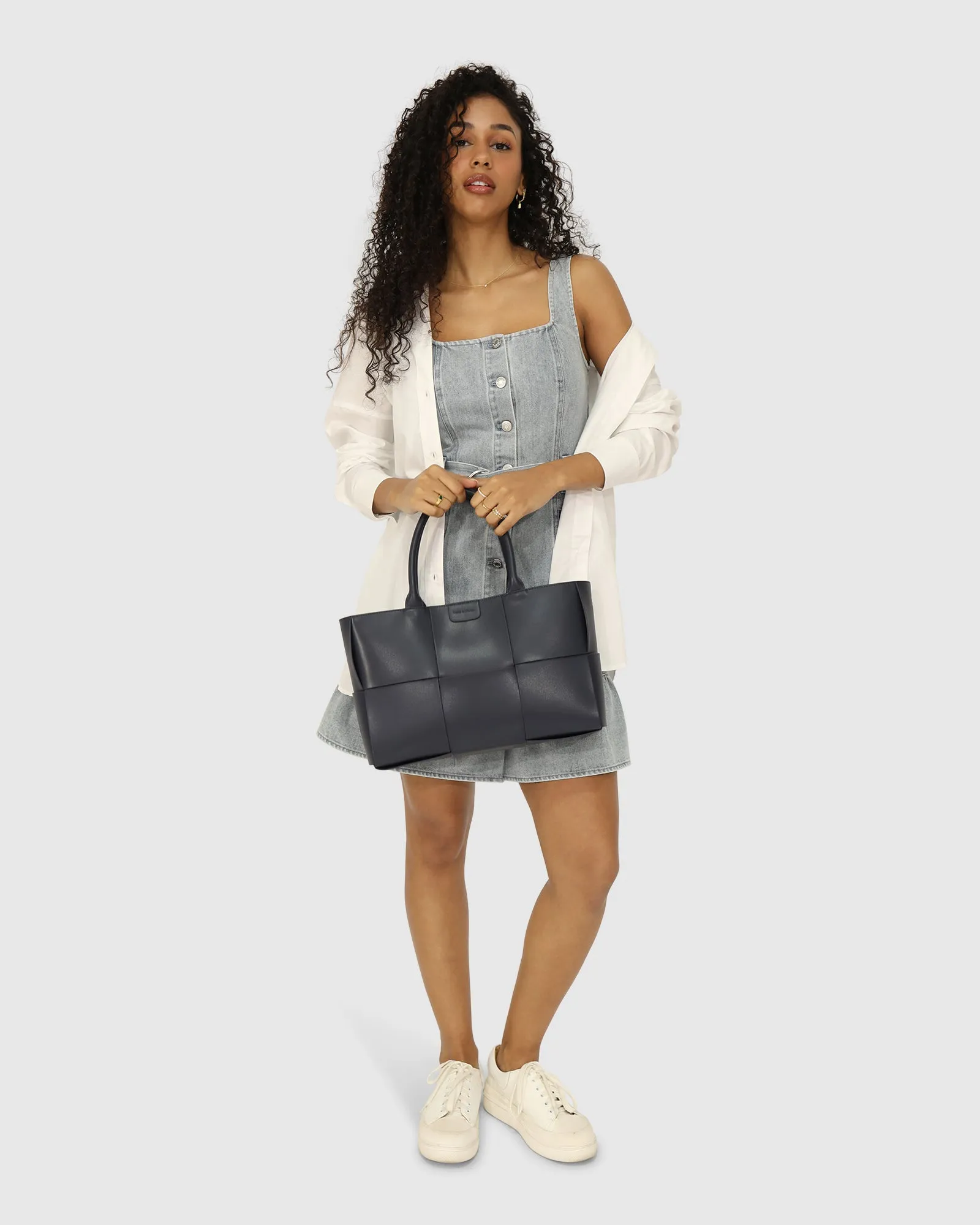 Reunite Denim Minikleid - Stonewash