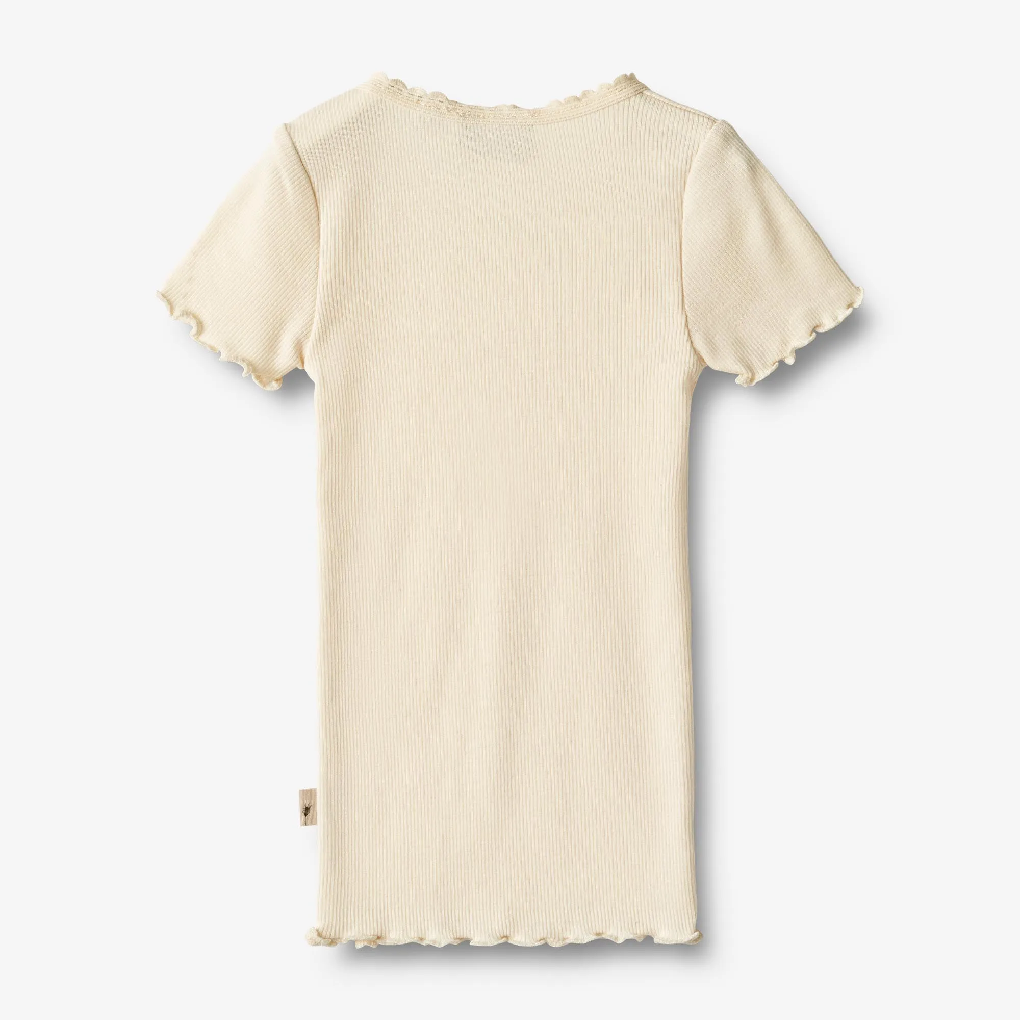 Rippen-T-Shirt S/S Katie - creme