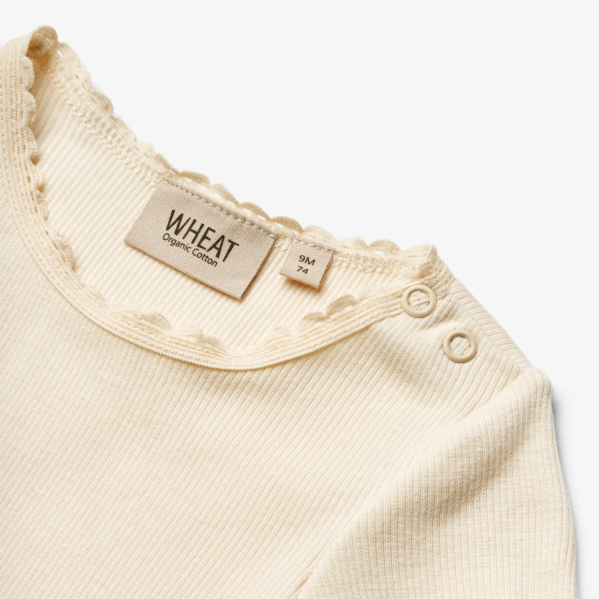 Rippen-T-Shirt S/S Katie - creme