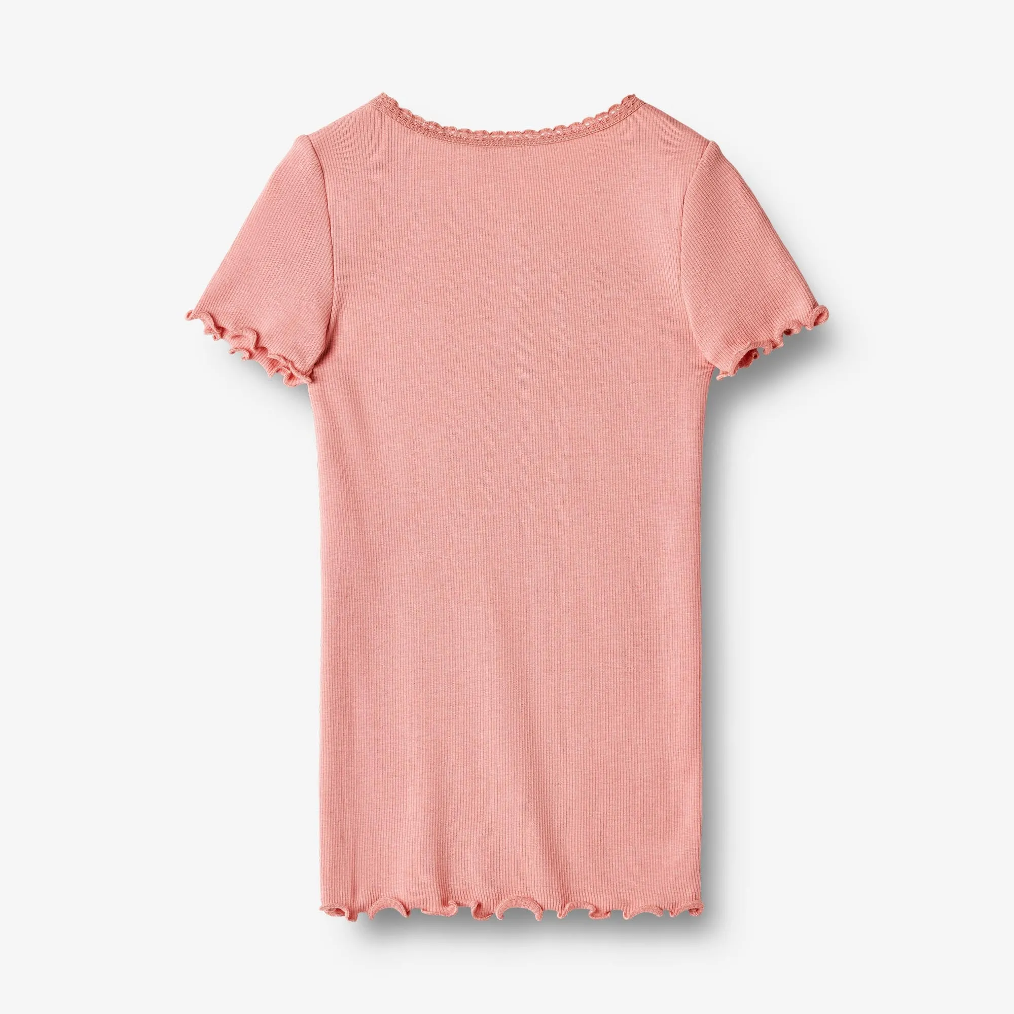 Rippen-T-Shirt S/S Katie - Rosette