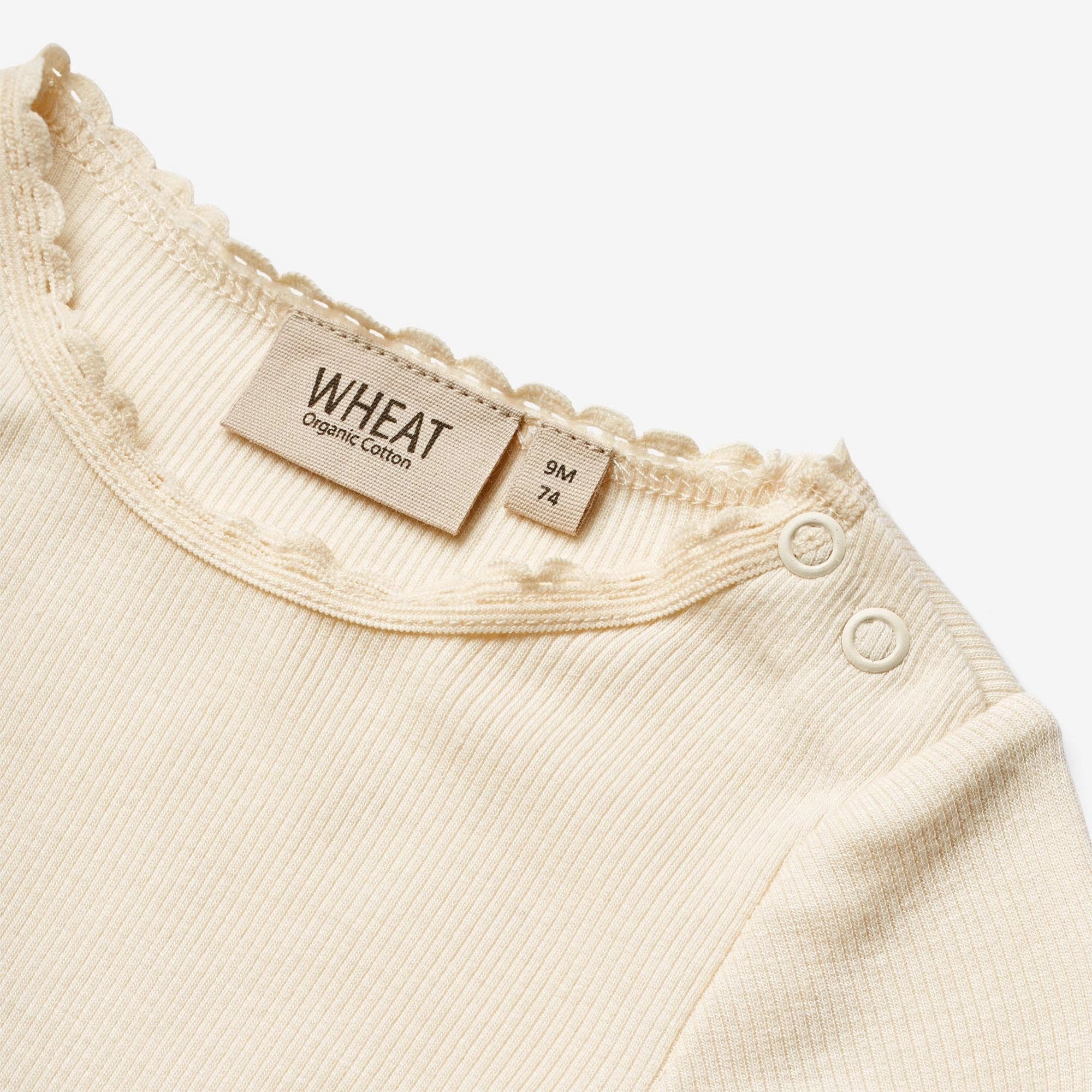 Rib T-Shirt L/S Reese - cream