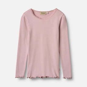 Rib T-shirt L/S Reese - lavender mist