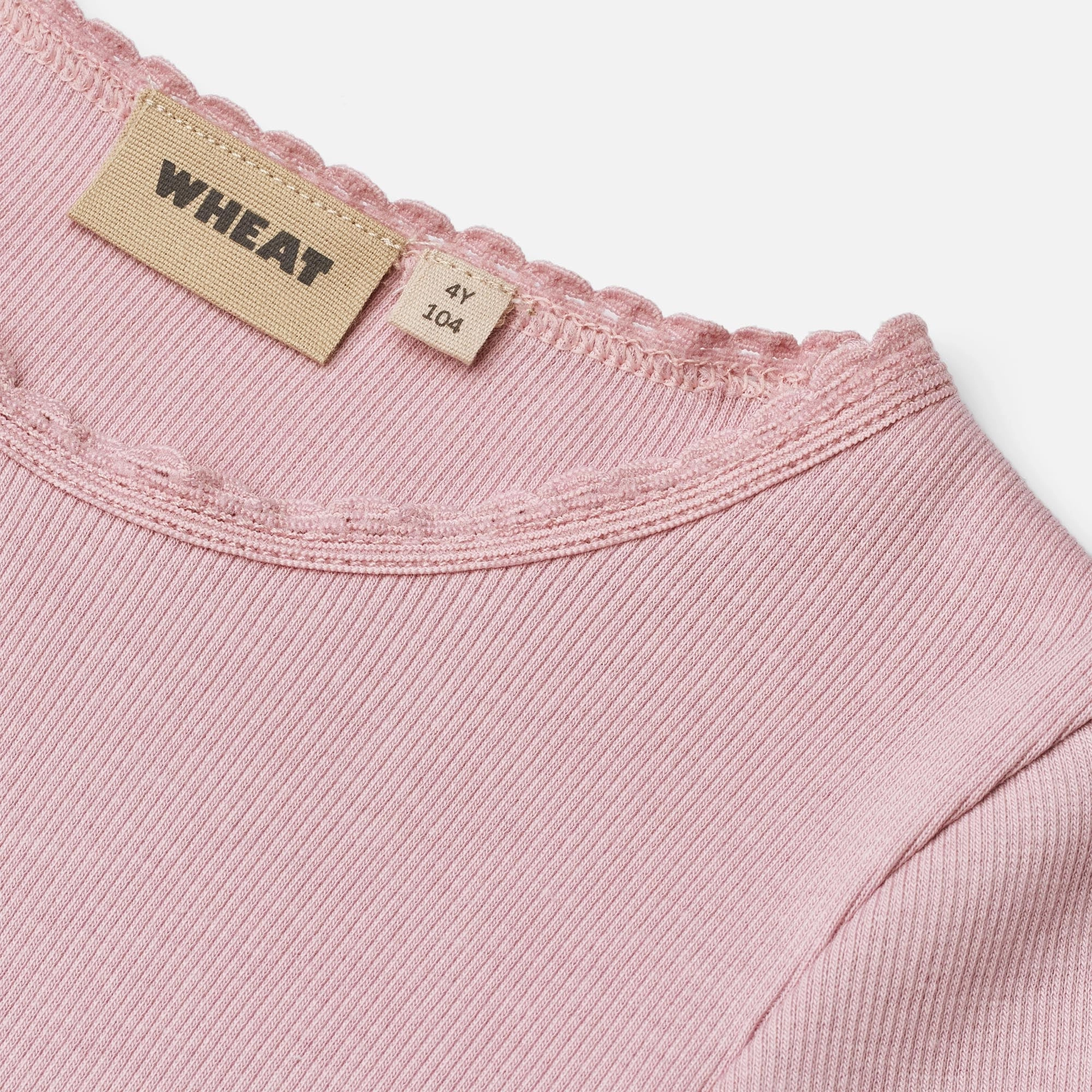 Rib T-shirt L/S Reese - lavender mist