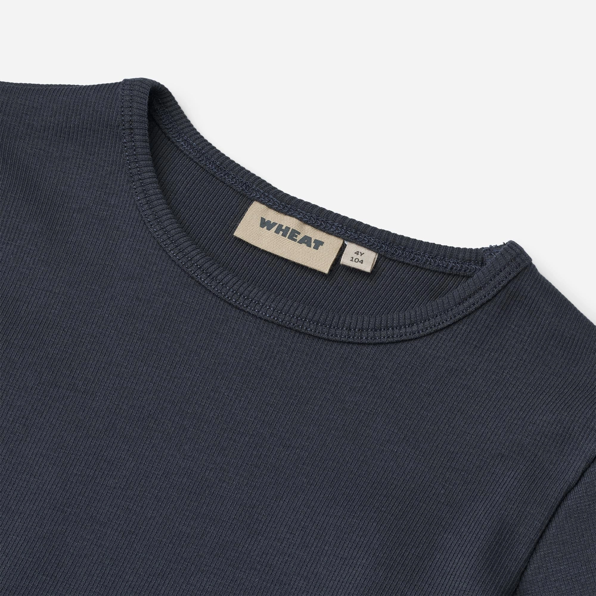 Rib T-Shirt L/S Stig - navy