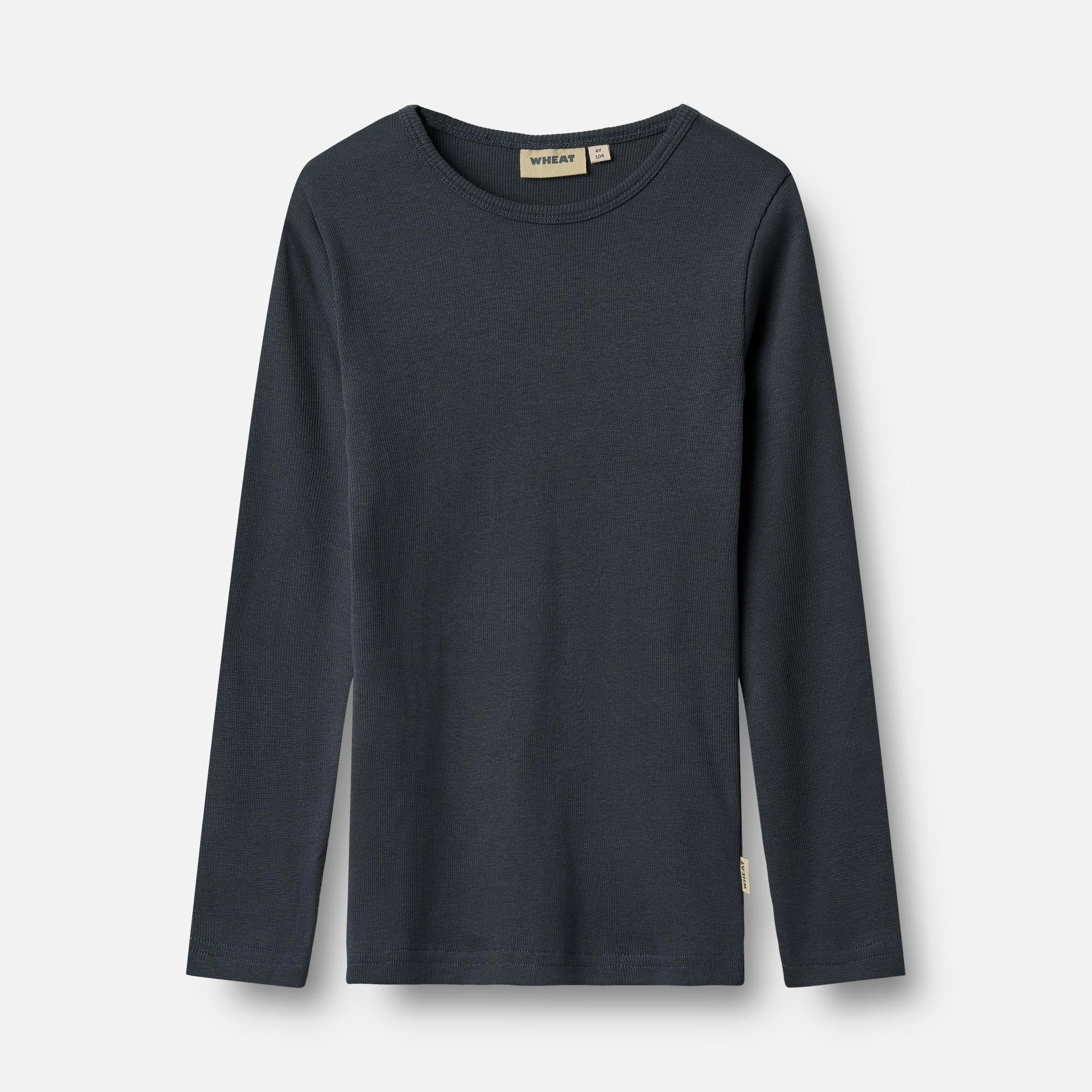 Rib T-Shirt L/S Stig - navy