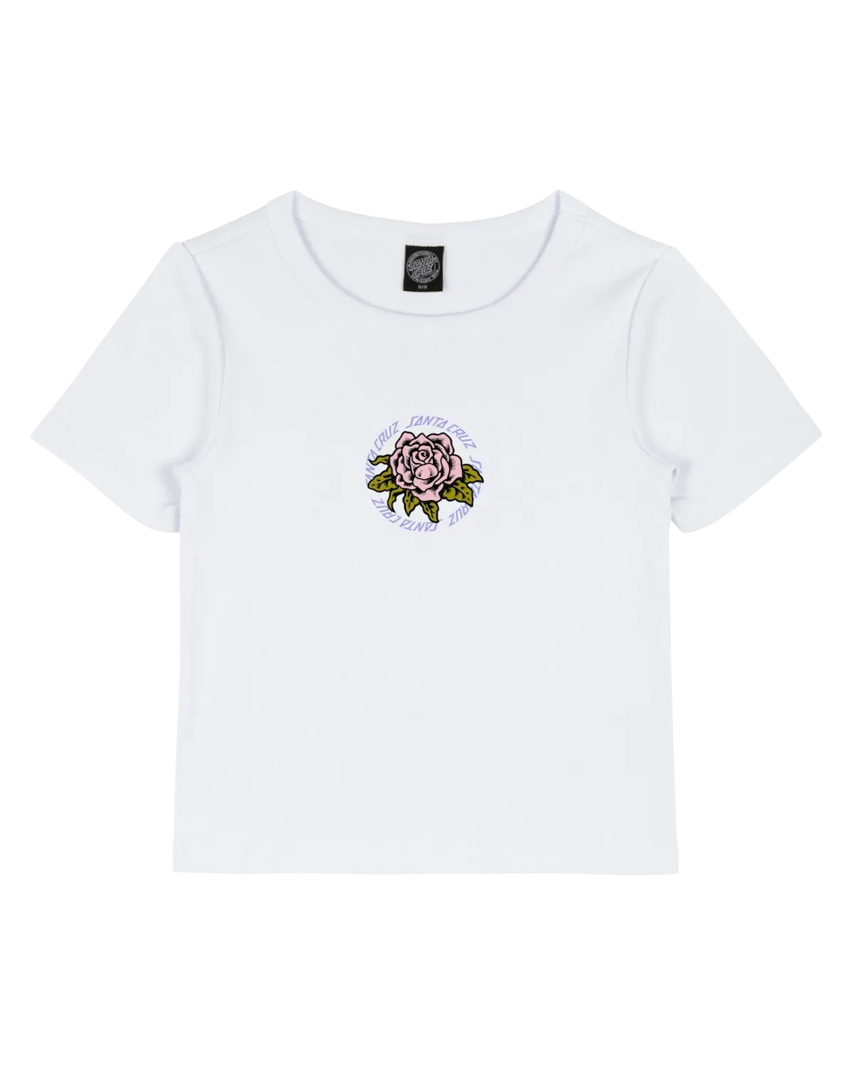 Ringel-Anordnung T-Shirt in Weiß