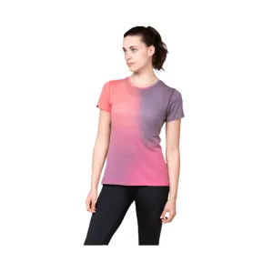 Ronhill Damen Tech Golden Hour T-Shirt in Pflaume/Sonnenuntergang-Fusion SS25