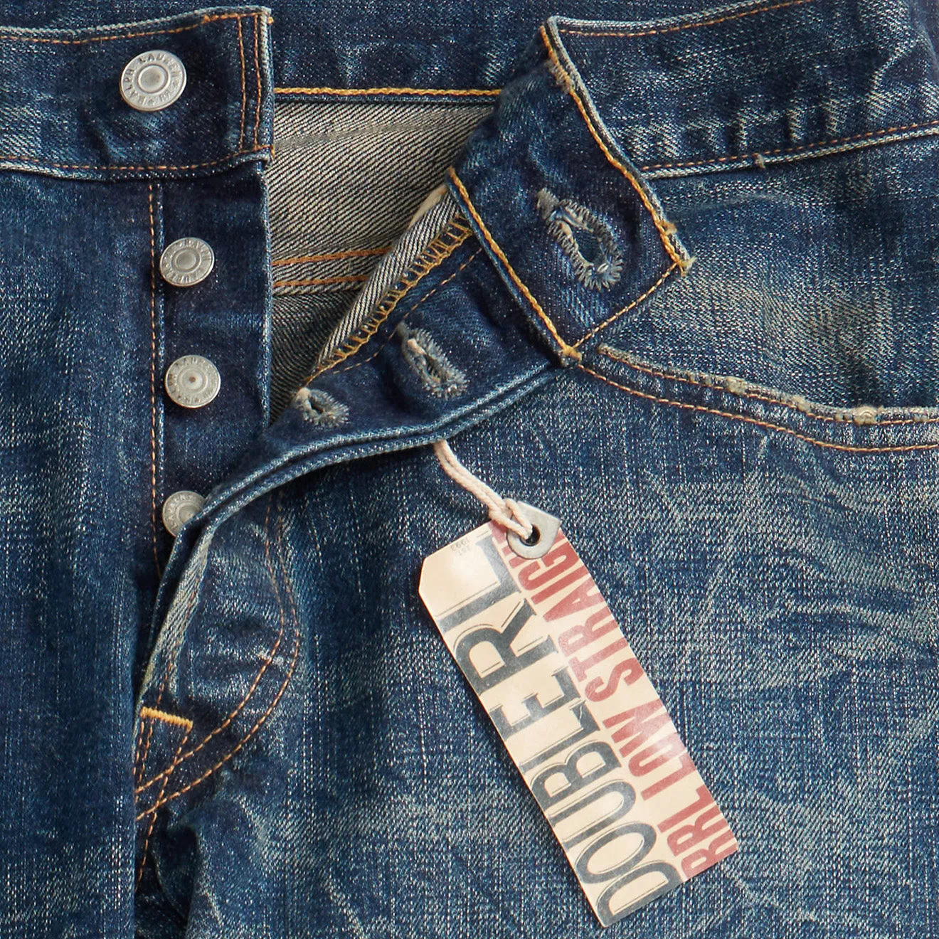 RRL von Ralph Lauren Slim Fit Ridgecrest Selvedge Jeans Ridgecrest Wash