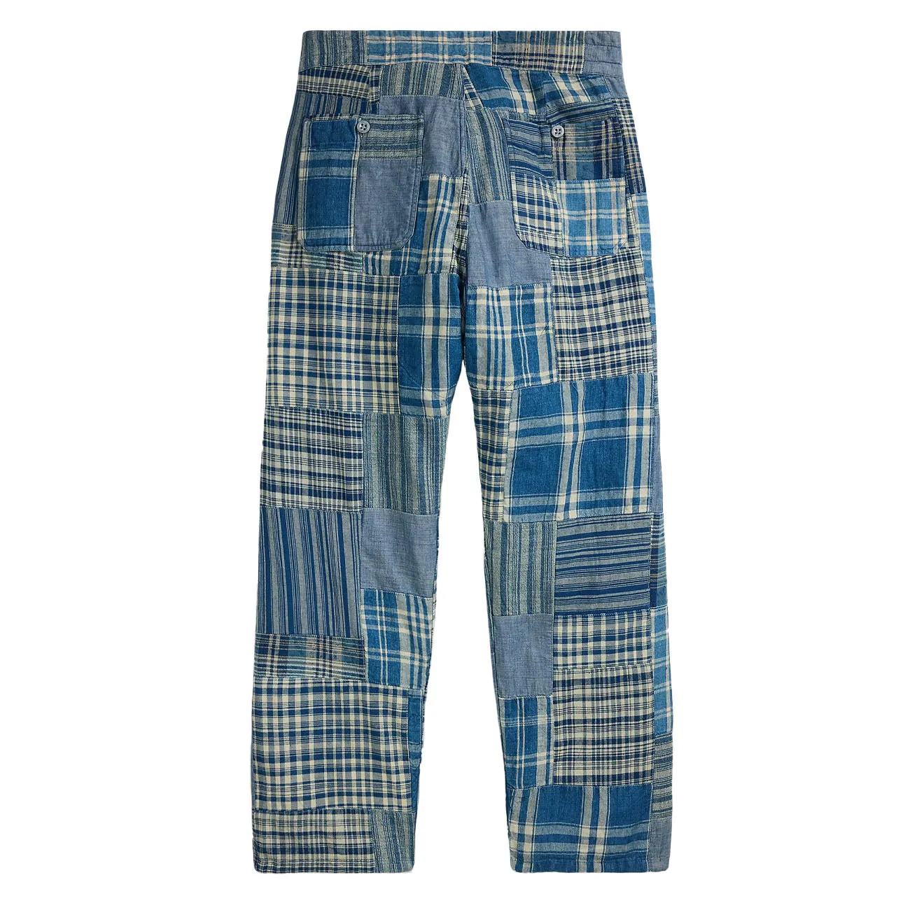 RRL By Ralph Lauren Stratford Flache Front Indigo / Creme Multi