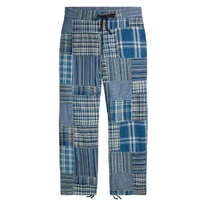 RRL By Ralph Lauren Stratford Flache Front Indigo / Creme Multi