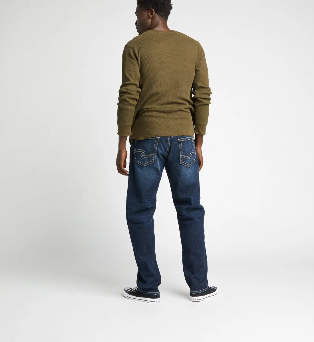 Silver Hunter Athletic Jeans mit verjüngtem Bein