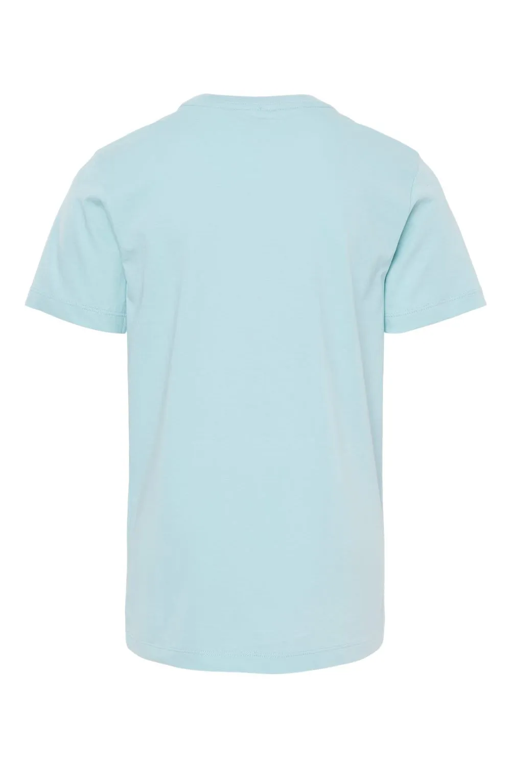 SoftShirts Jugend Bio-Kurzarm-T-Shirt mit Rundhalsausschnitt - Chambray Blau