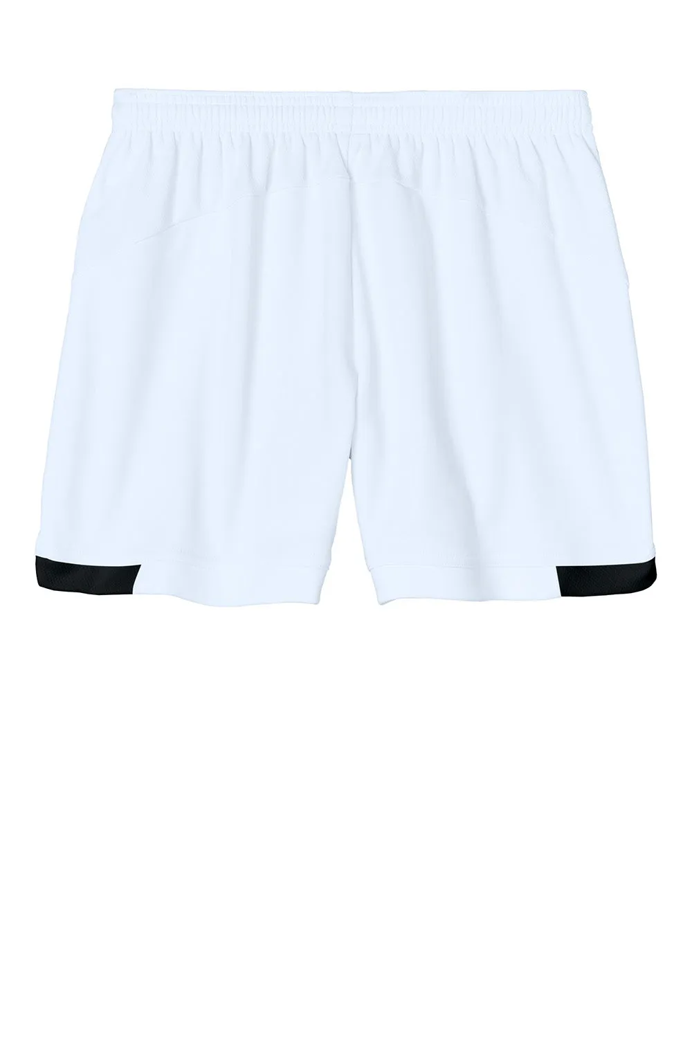 Sport-Tek Damen Club Feuchtigkeitstransportierende Shorts - Weiß/Schwarz