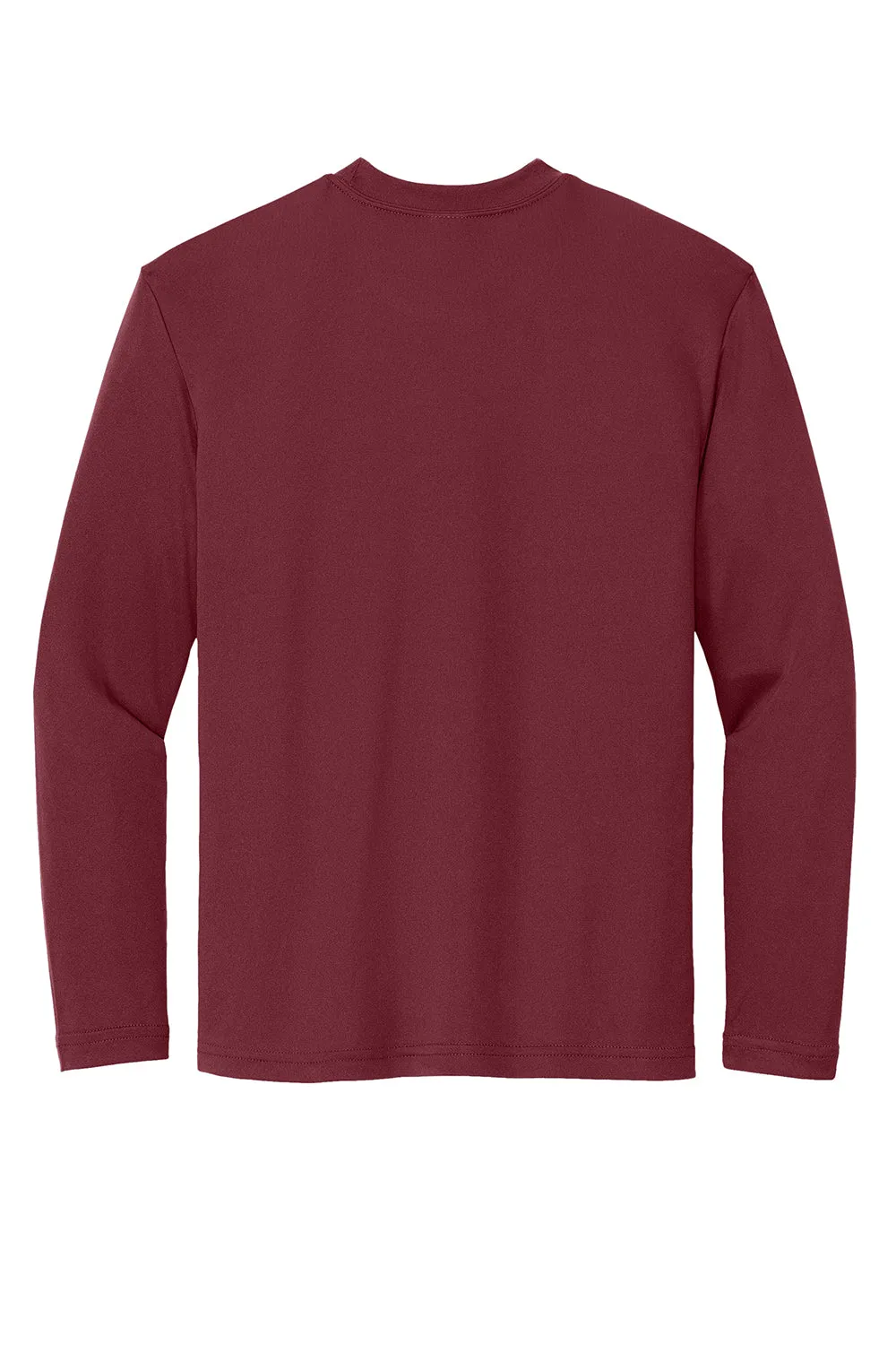 Sport-Tek Jugend Competitor Feuchtigkeitstransportierendes Langarm-Crewneck T-Shirt - Kastanienbraun