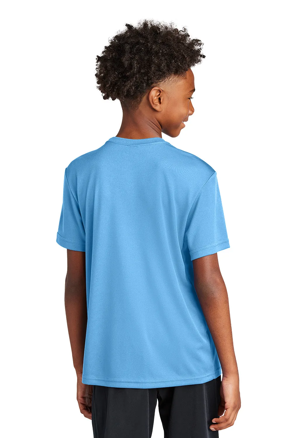 Sport-Tek Jugend Competitor Feuchtigkeitstransportierendes Kurzarm-Crewneck T-Shirt - Carolina Blau