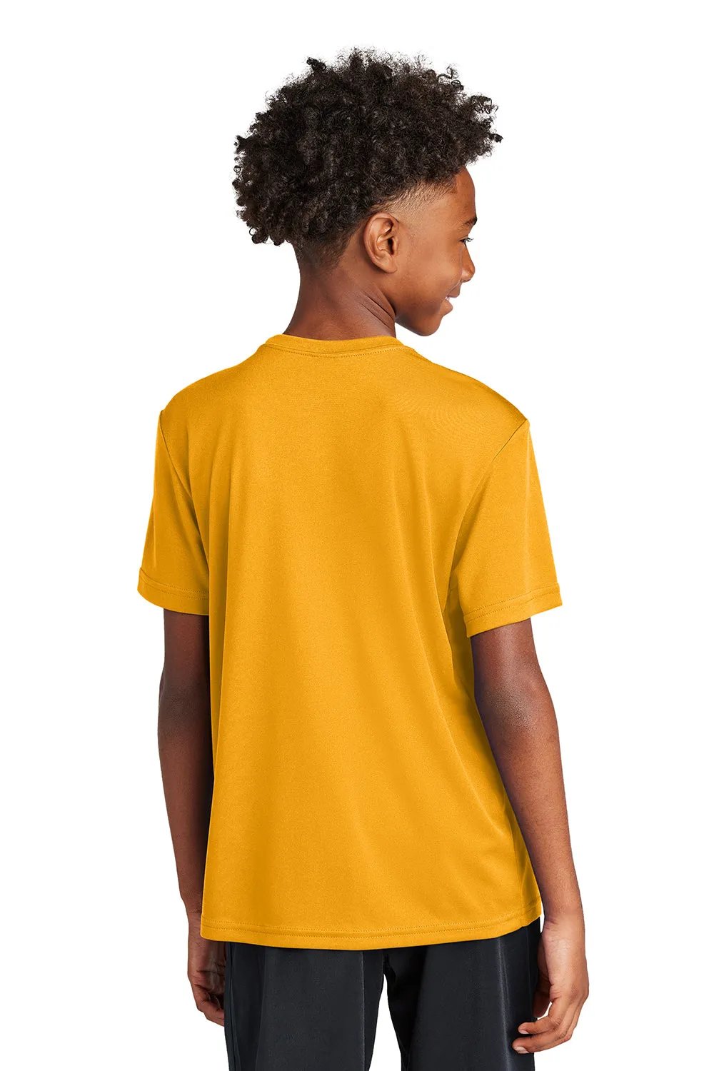 Sport-Tek Jugend Competitor Feuchtigkeitstransportierendes Kurzarm-Crewneck T-Shirt - Gold