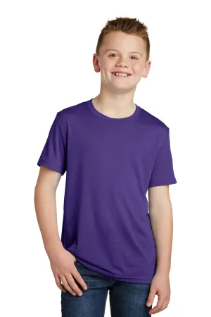 Sport-Tek Jugend Competitor Feuchtigkeitstransportierendes Kurzarm-Crewneck T-Shirt - Lila - Ausverkauf