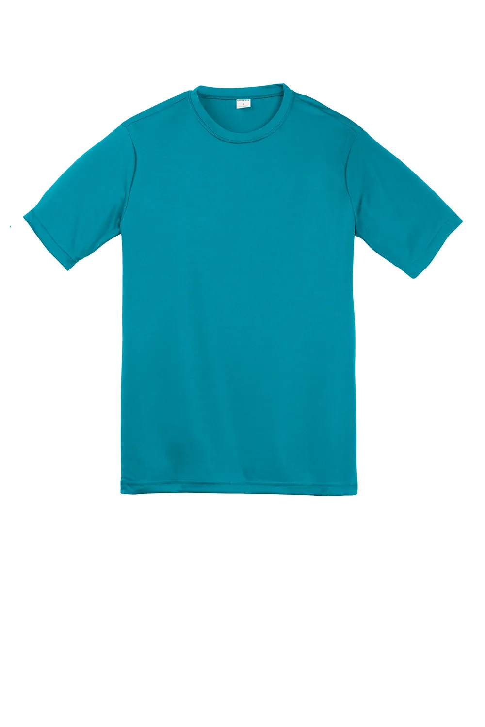 Sport-Tek Youth Competitor Feuchtigkeitstransportierendes Kurzarm-Crewneck-T-Shirt - Tropisches Blau