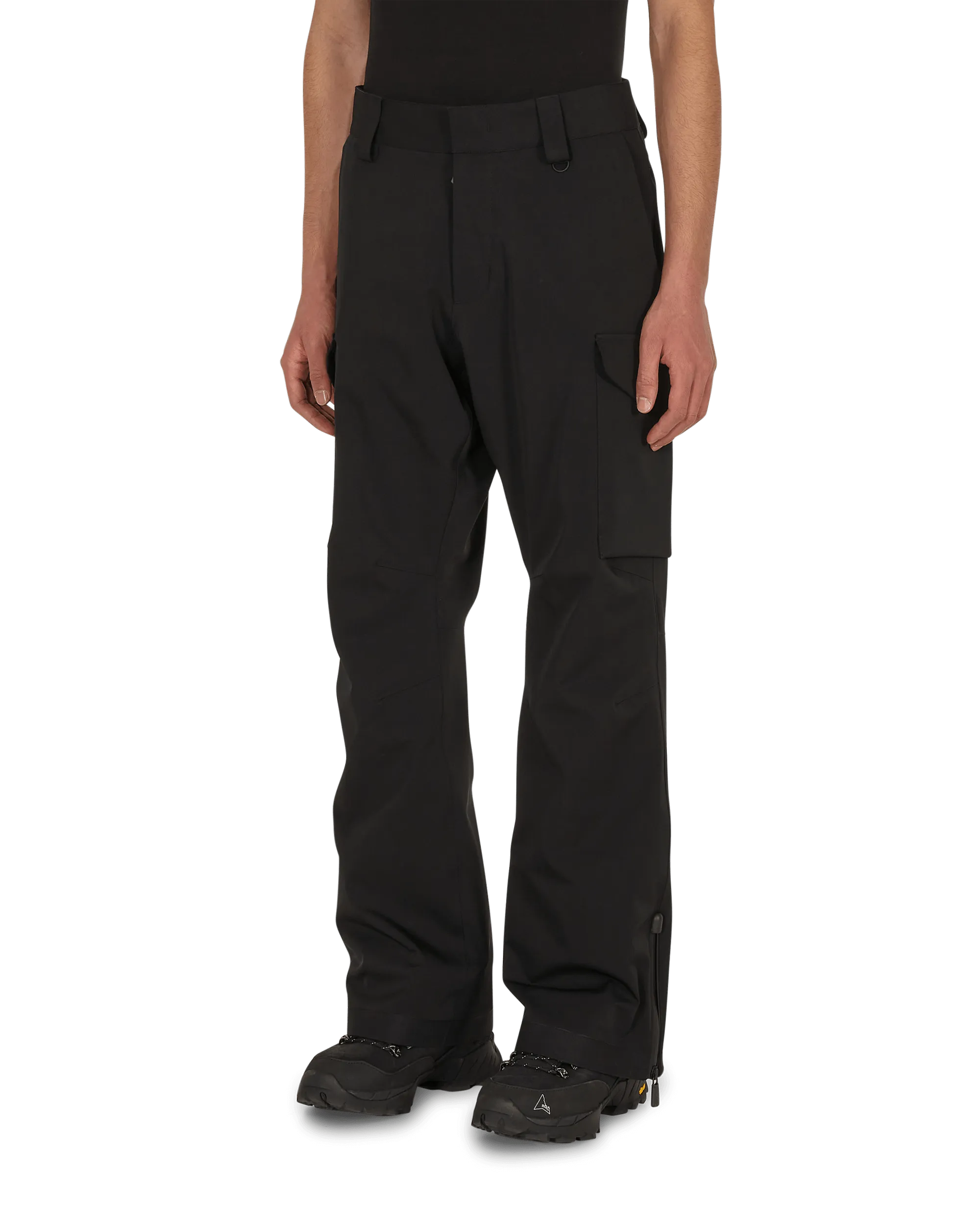 Dehnbare Nylonhose Schwarz