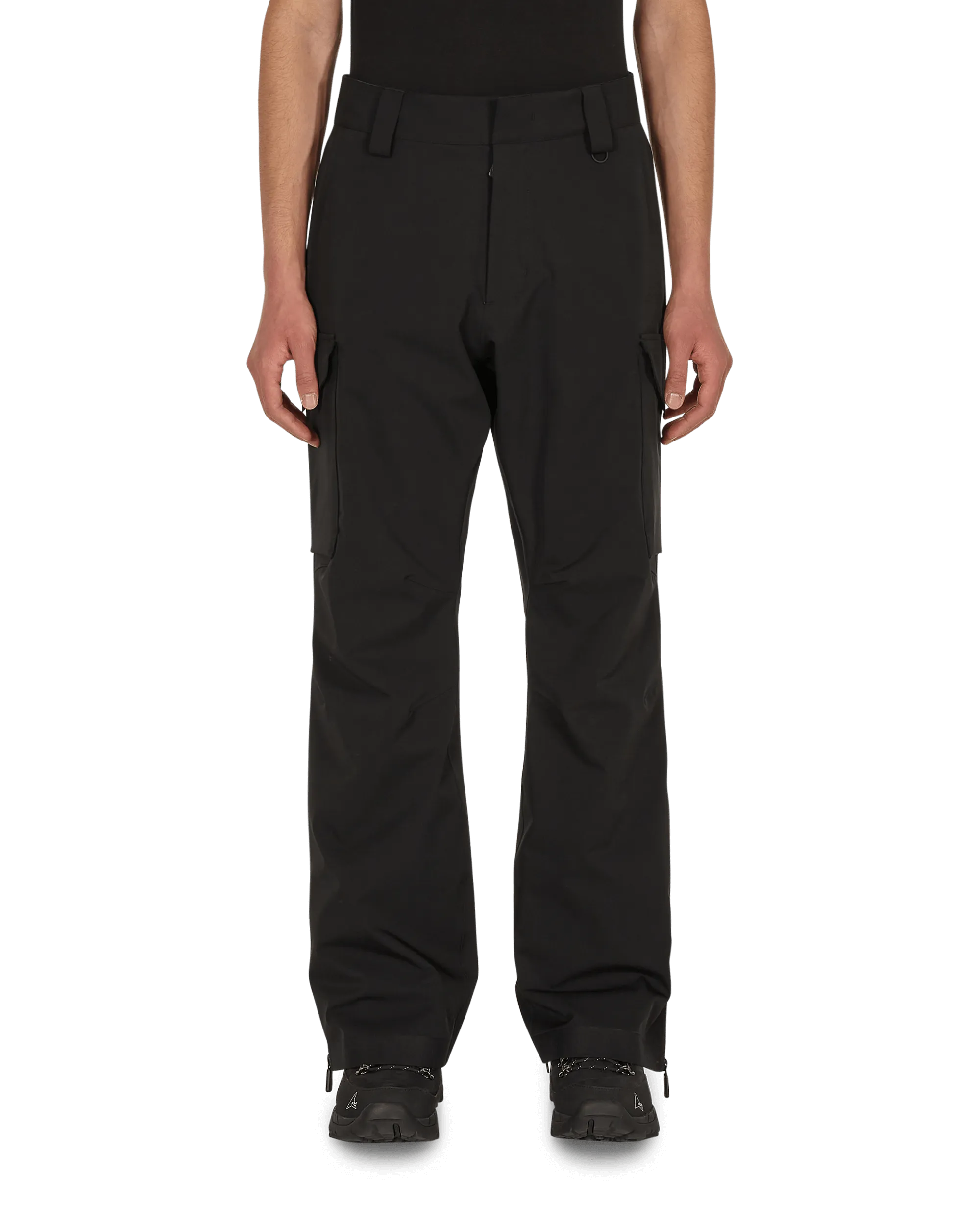 Dehnbare Nylonhose Schwarz
