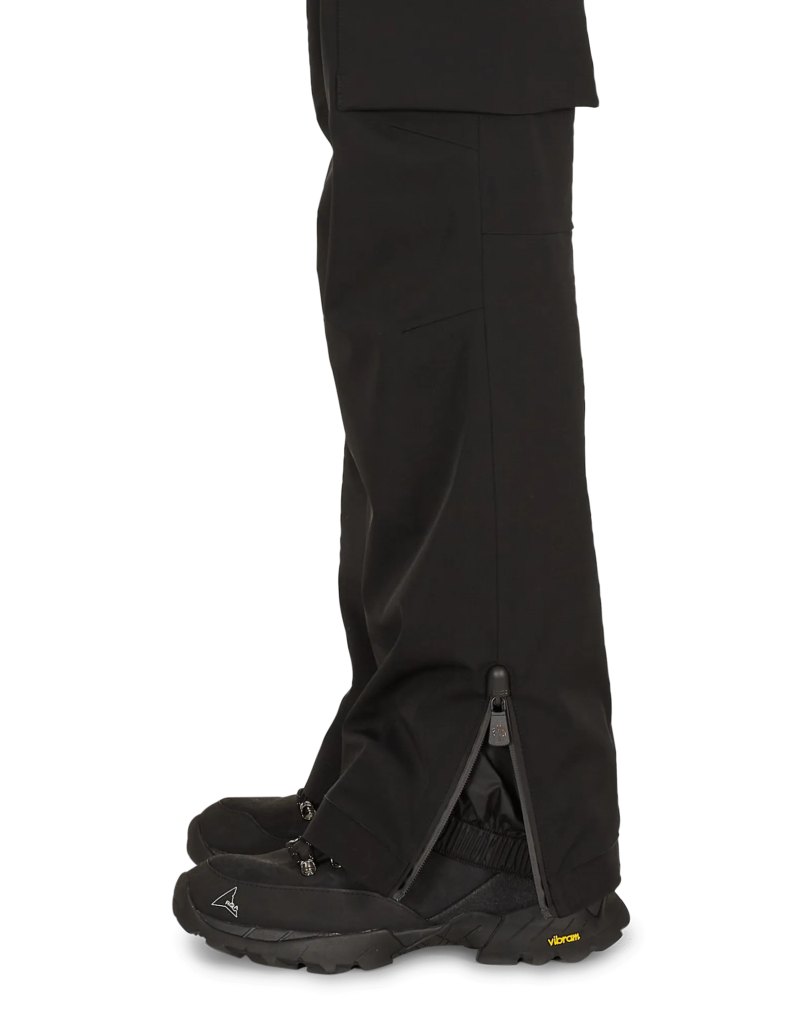 Dehnbare Nylonhose Schwarz