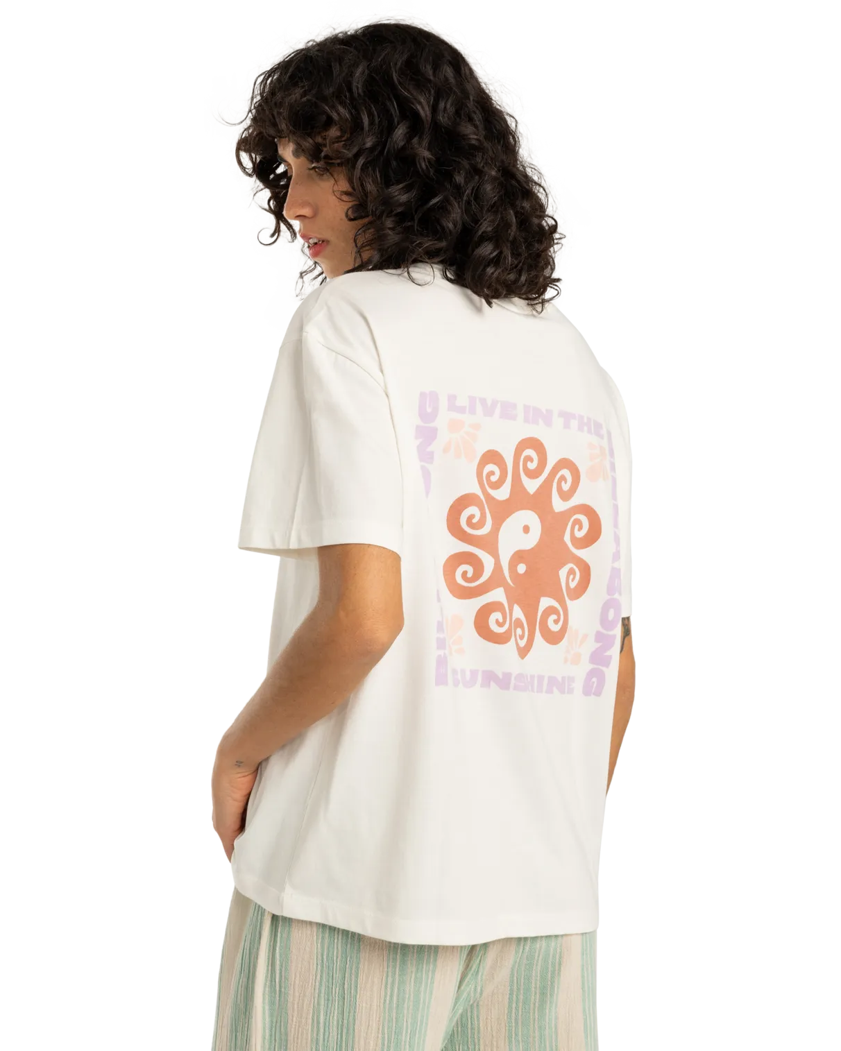Sunshine Living T-Shirt in Salzkristall