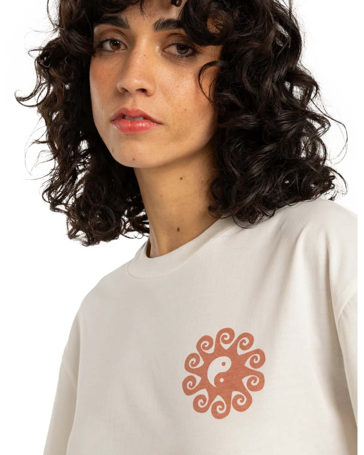 Sunshine Living T-Shirt in Salzkristall