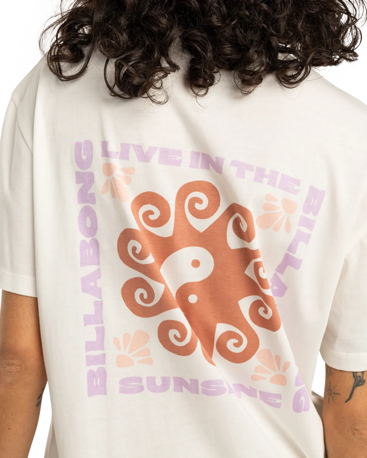 Sunshine Living T-Shirt in Salzkristall