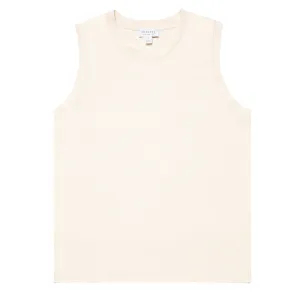 Sunspel Damen Tank T-Shirt Ungefärbt