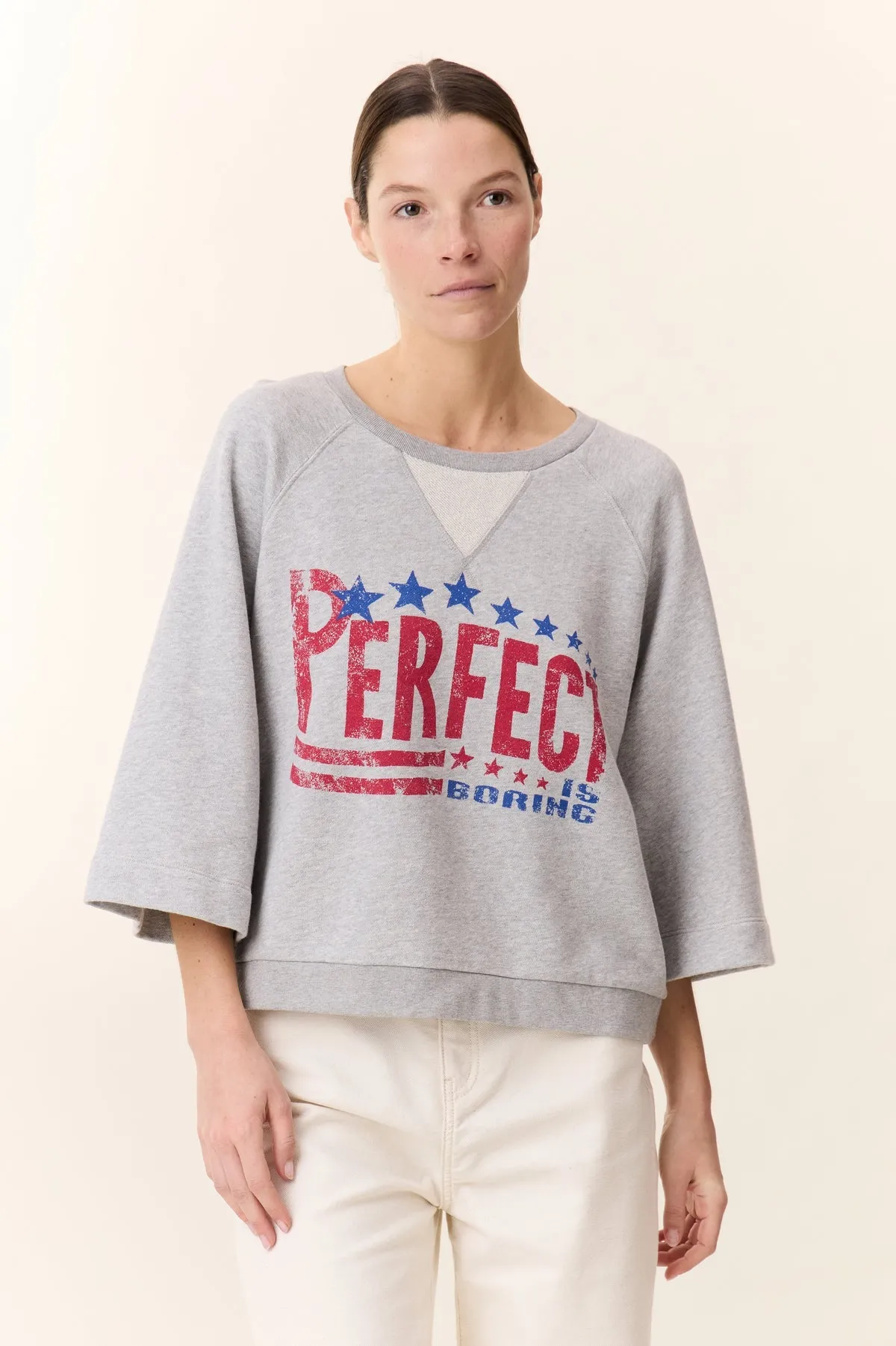 Sweatshirt Solo Solo Jc56 Perfekt Grau