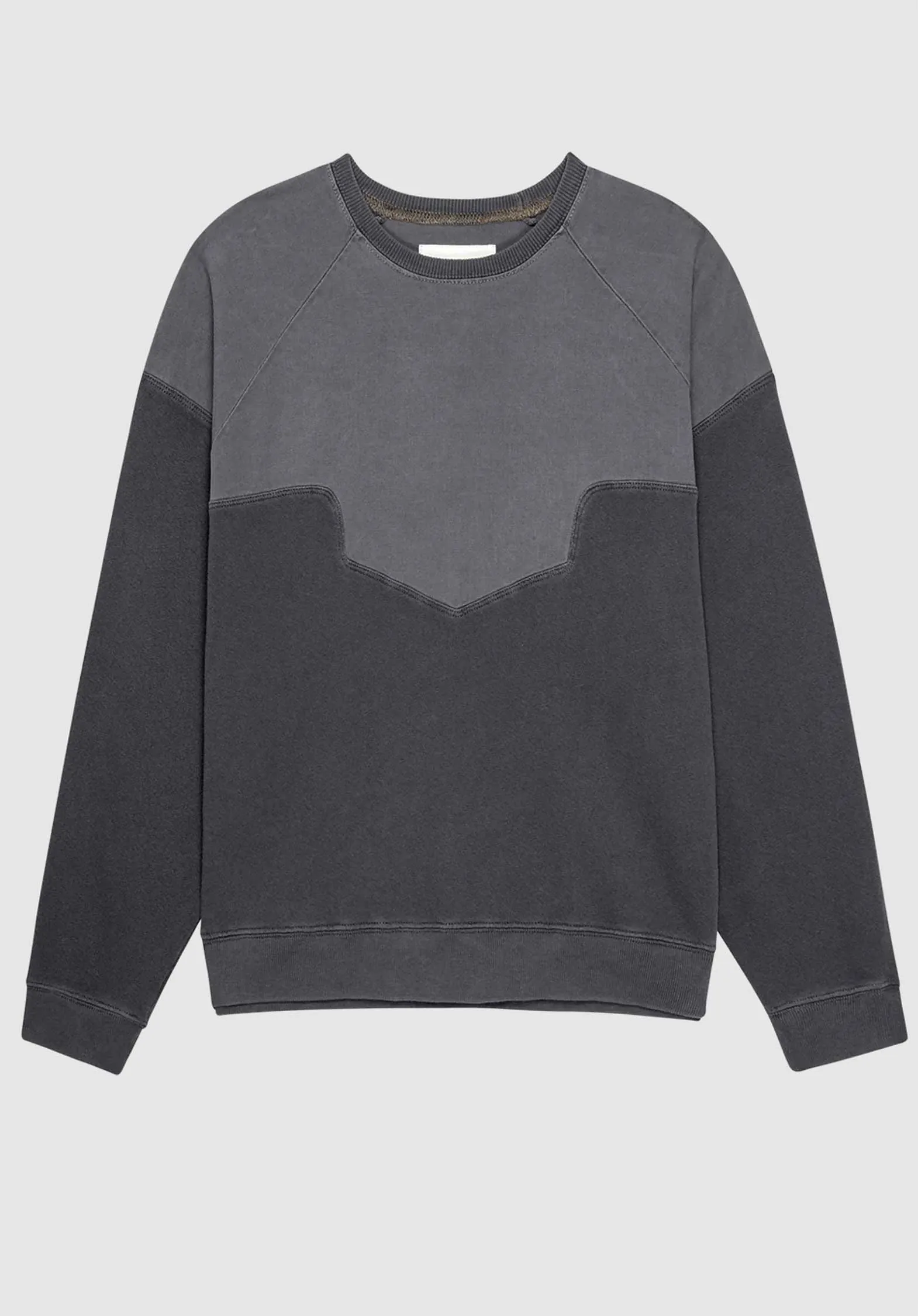 Sweatshirt T736937 Western Slouch Gewaschen-Schwarz