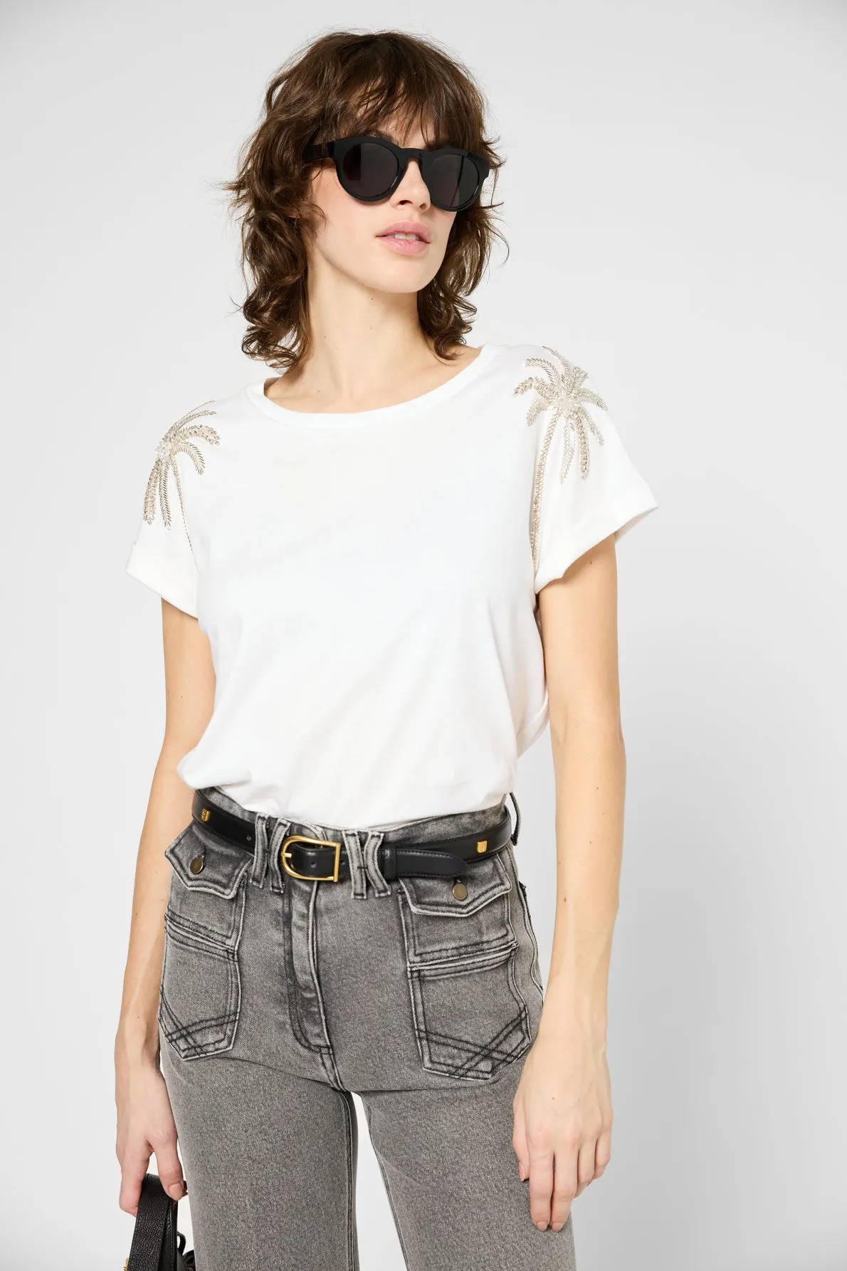 T-Shirt Gisele Dbt03b258 Weiß