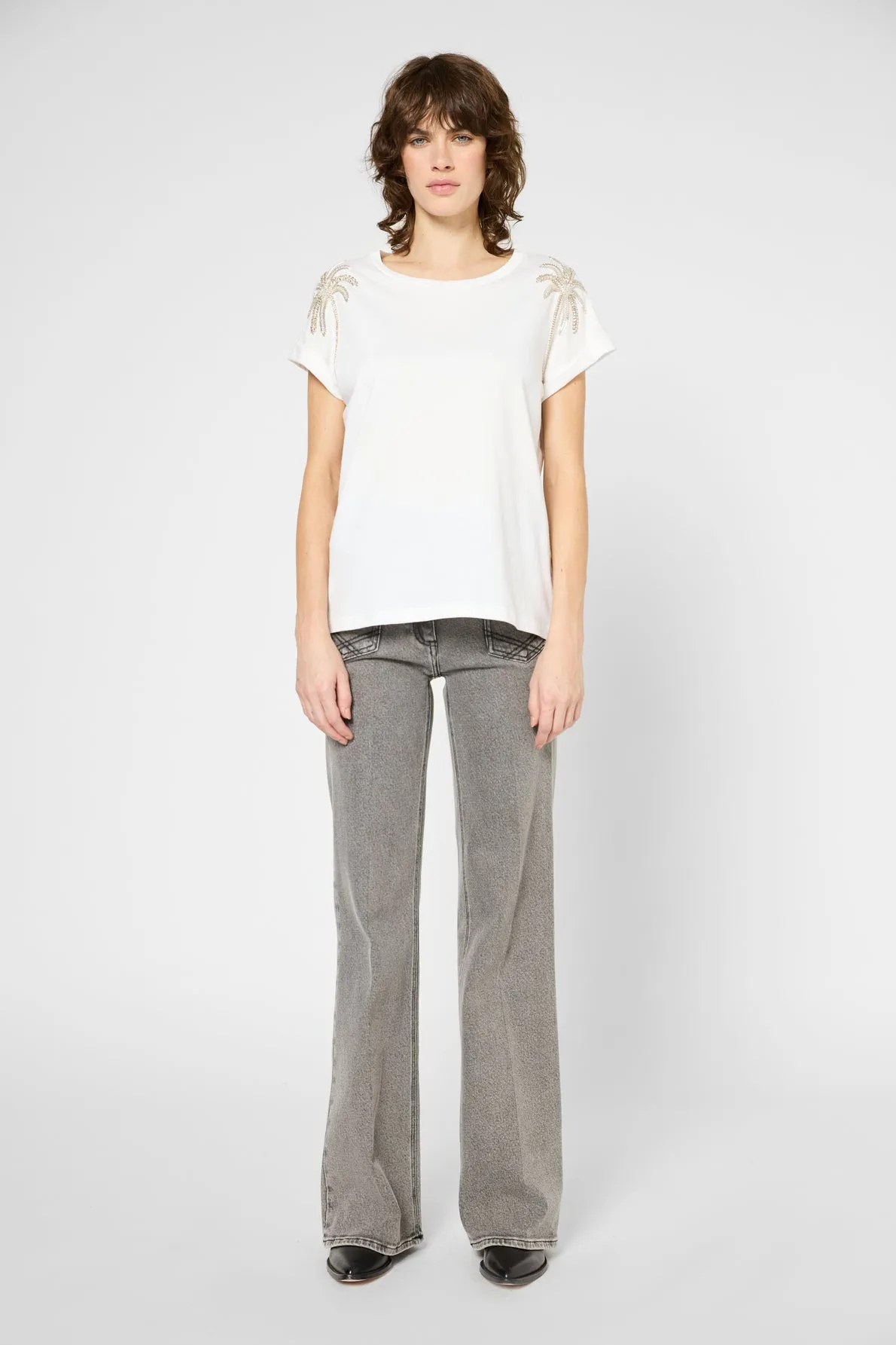 T-Shirt Gisele Dbt03b258 Weiß