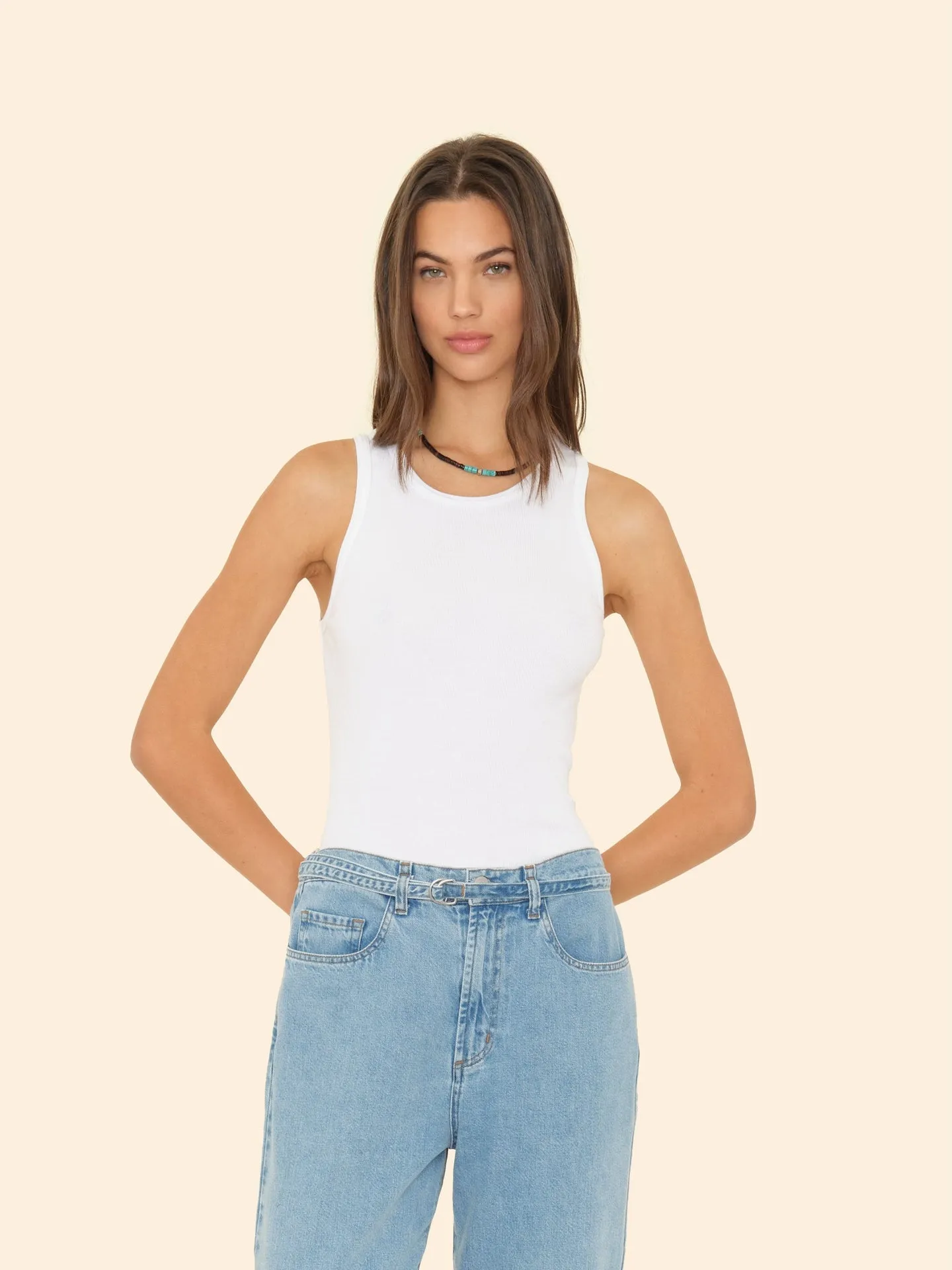 Tank X6wlr000 Arynn Tanktop Neu-Weiß