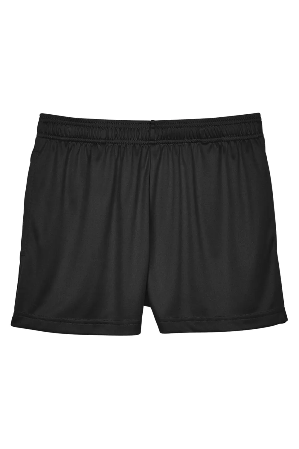 Team 365 Damen Zone Performance Feuchtigkeitstransportierende Shorts mit Taschen - Schwarz
