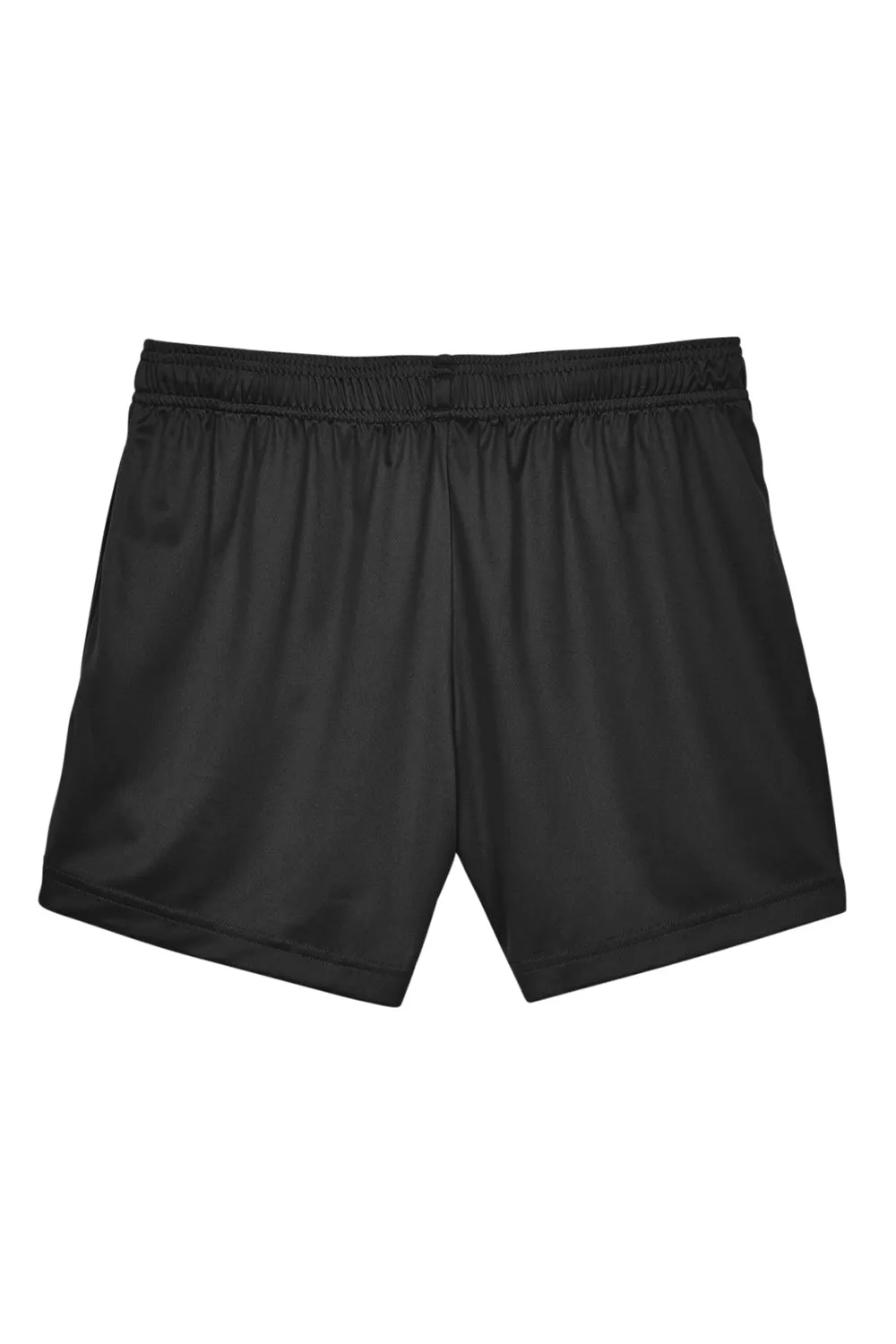 Team 365 Damen Zone Performance Feuchtigkeitstransportierende Shorts mit Taschen - Schwarz