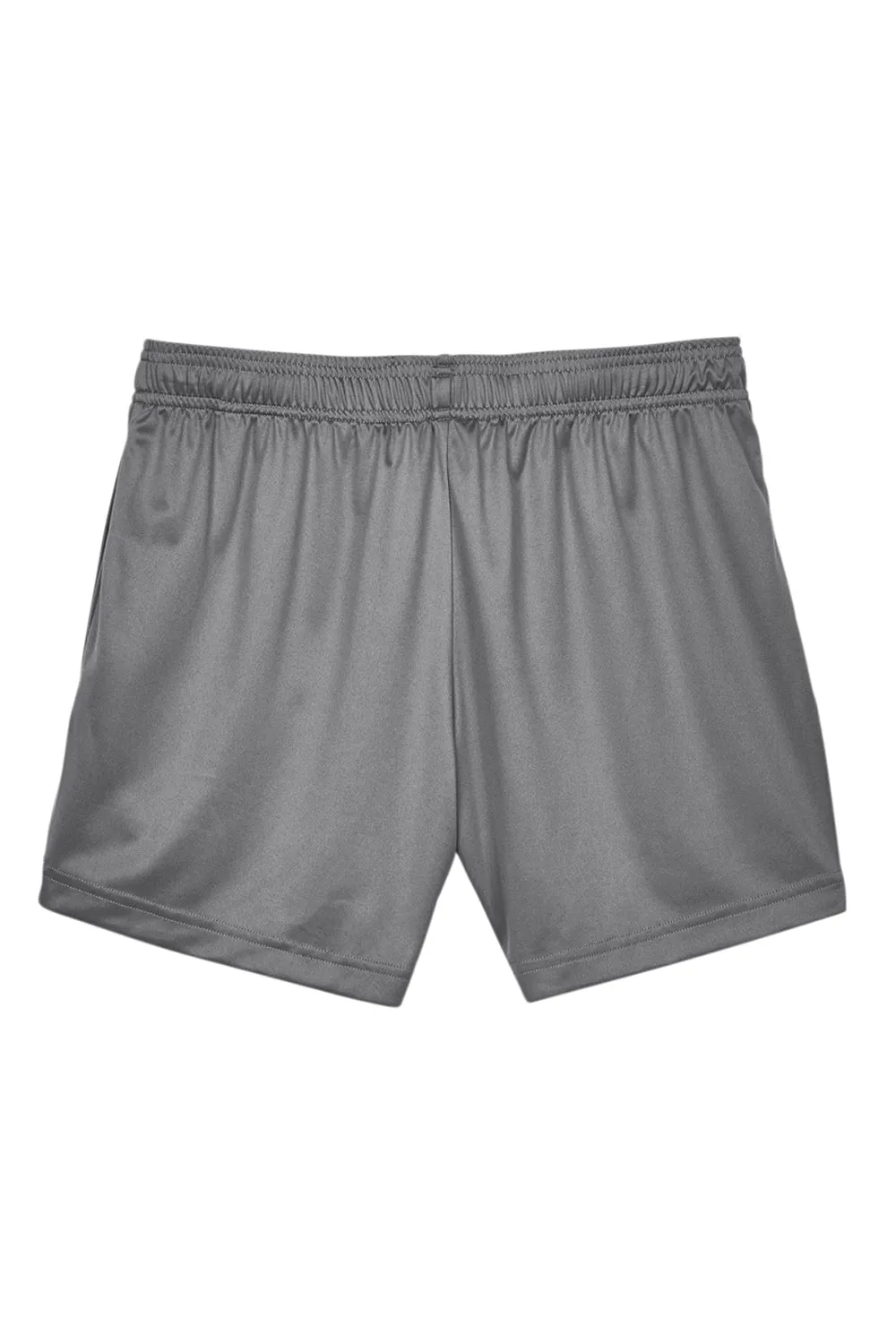 Team 365 Damen Zone Performance Feuchtigkeitstransportierende Shorts mit Taschen - Graugrau