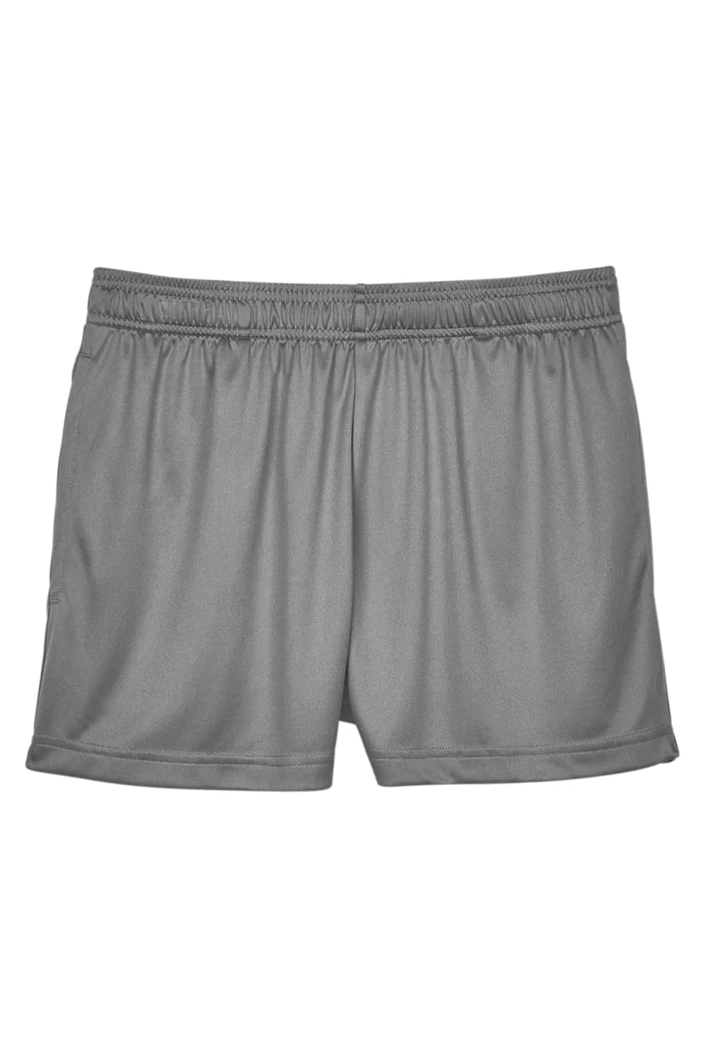 Team 365 Damen Zone Performance Feuchtigkeitstransportierende Shorts mit Taschen - Graugrau