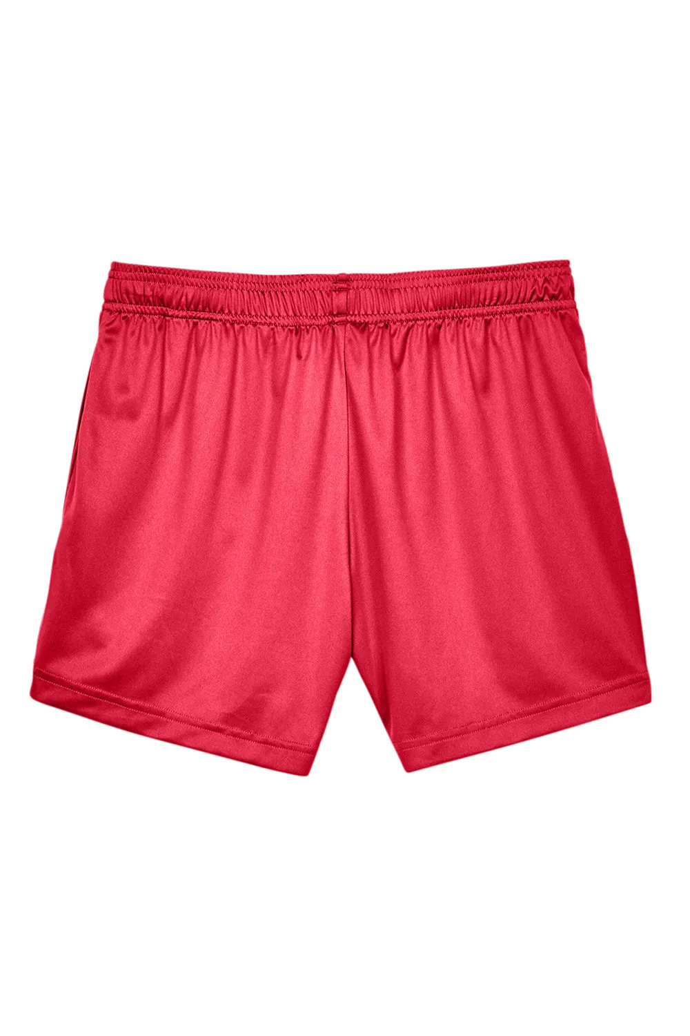 Team 365 Damen Zone Performance Feuchtigkeitstransportierende Shorts mit Taschen - Rot